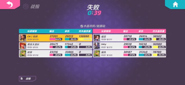 带不动的队友截图