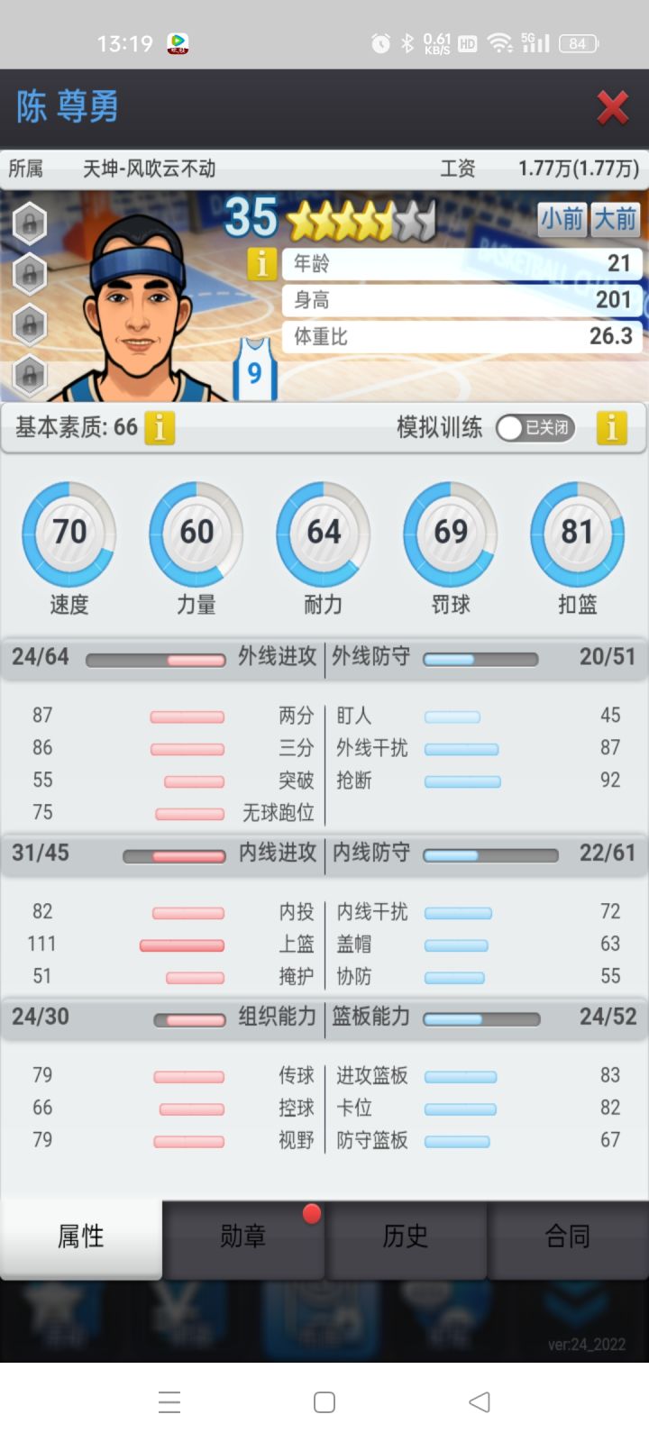 刚玩不久。想问一下这个球员，是练小三防吗，还是怎么练，如果卖的话能值点钱吗截图