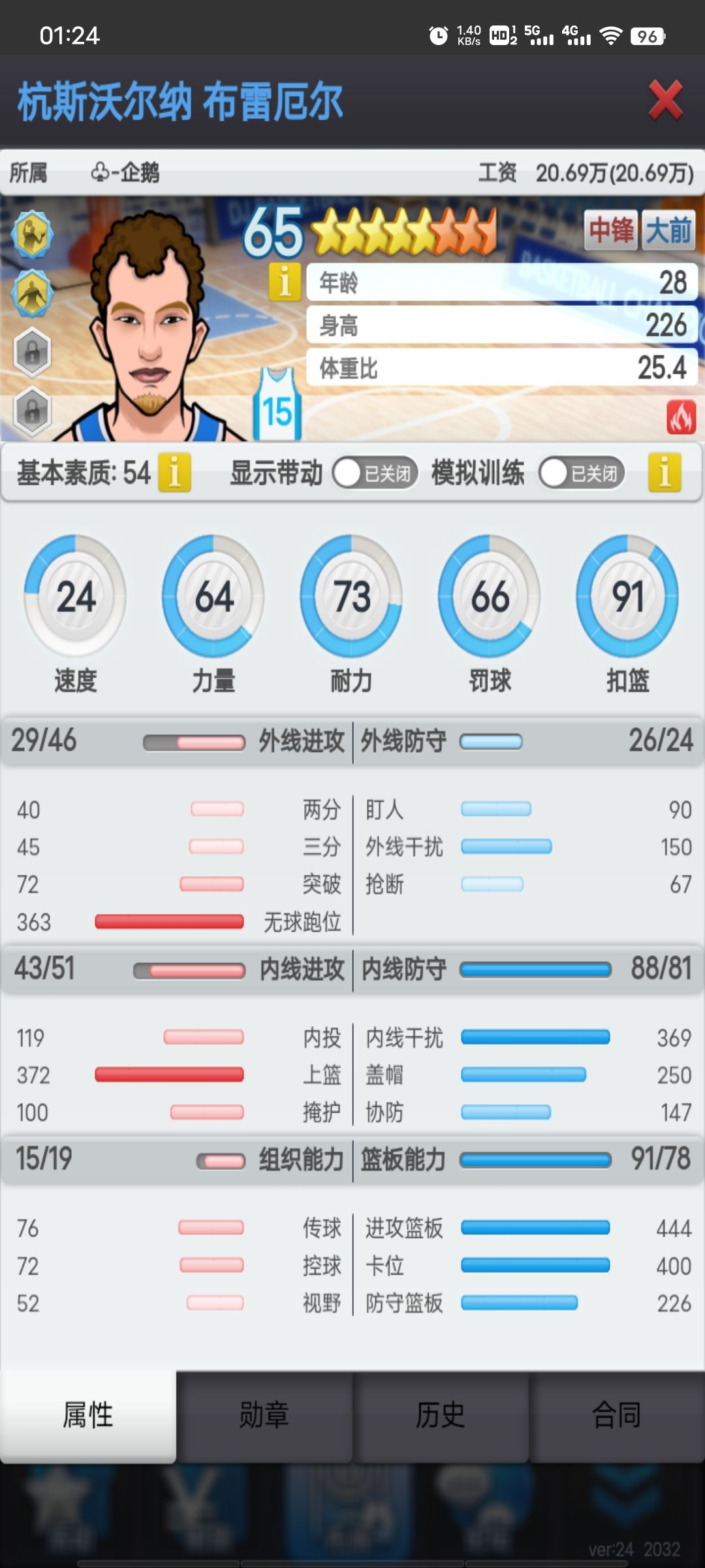 十联最佳防守阵容中锋，88内防90板，400+前卡，L4Y1UBZPXBB9EV截图