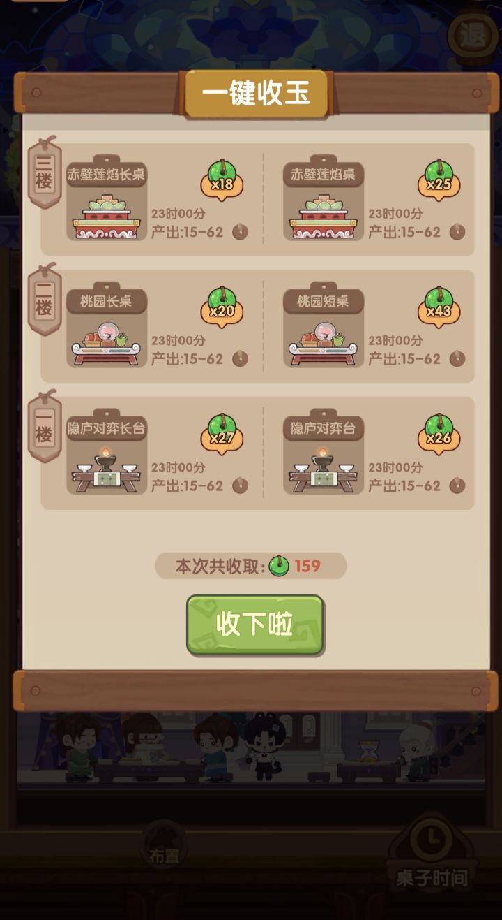 三国桌子看人吗?我以为用久了就能趋于平均,快俩月了,感觉日均下来顶多210,已经连着三天低于180了,两个月来最高一次只有280,我是不是该舍了这桌子截图