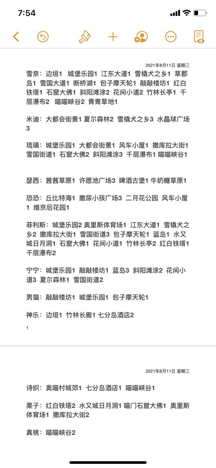 换换换第二波 图一是全部家当 图二拿出来换的 大家旅行纪念任务都一样吗截图