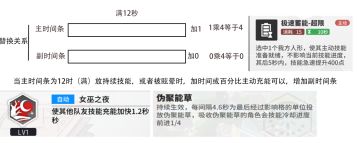 技能充能双时间调条解释图