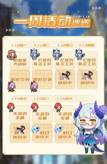 1月10日-1月17日『一周活动速递 』