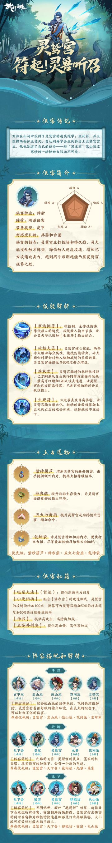 【大侠情报】灵鹫宫——符起！灵兽听召