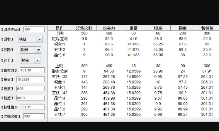 满伤重韧软剑截图