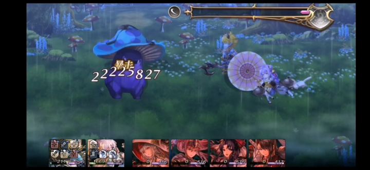 这是当前版本魔兽王砍蘑菇最高伤害截图