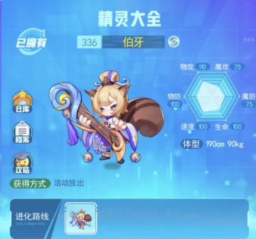 精灵图鉴——【伯牙】