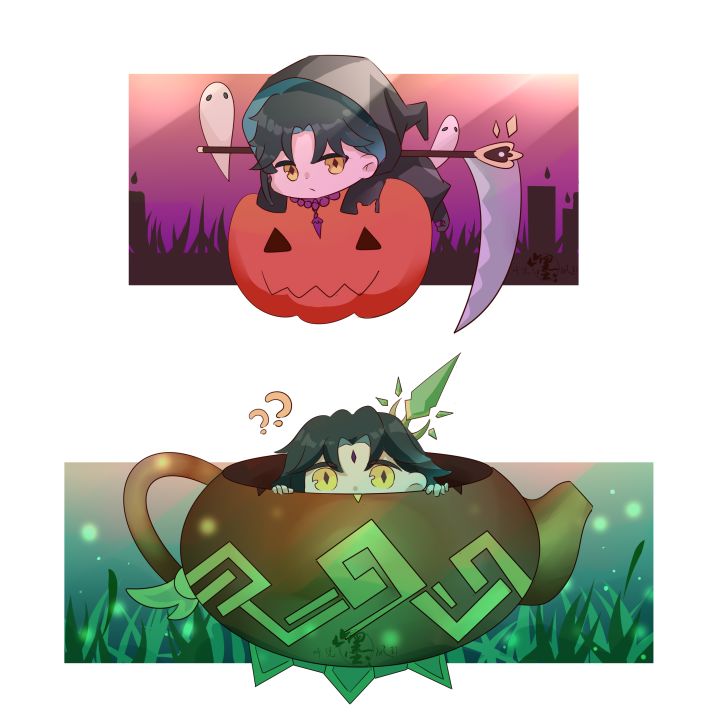 【魈绘画】Q版double！截图