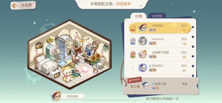 评选修复了?截图