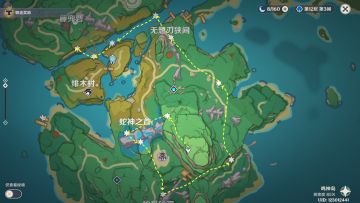 原神:79个鬼兜虫快速采集路线(一斗突破材料)