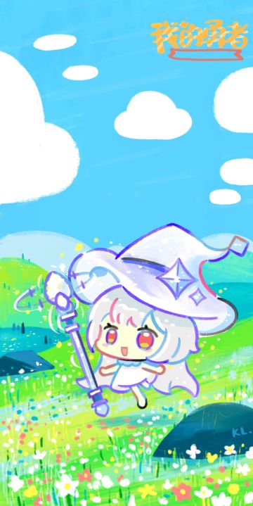 手机壁纸——小魔女怠惰贤者