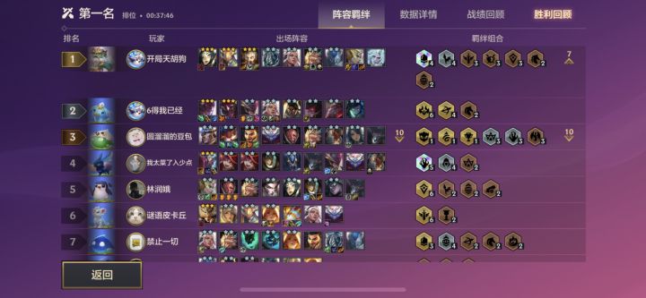 分享一个天胡阵容,血特么强!截图