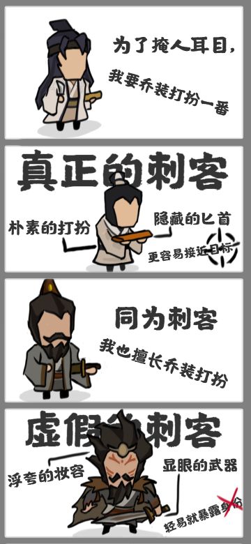 【无悔同人小漫画】刺客列传—鉴别篇