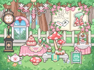 “爱丽丝茶会”家具，到位！