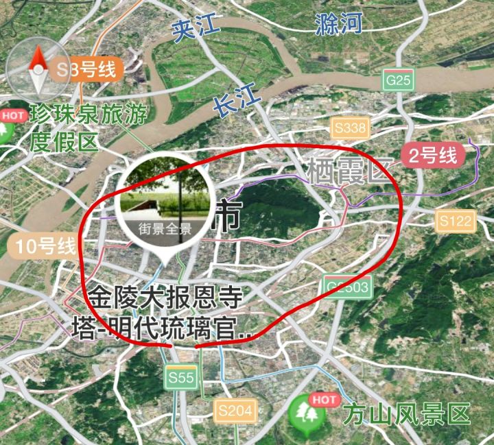 六个府在现实中的大体位置截图
