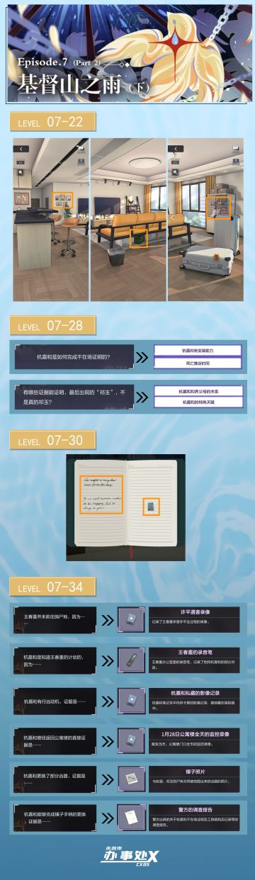 主线第七章下过关攻略