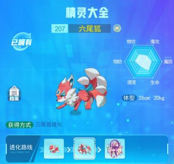 精灵图鉴--六尾狐