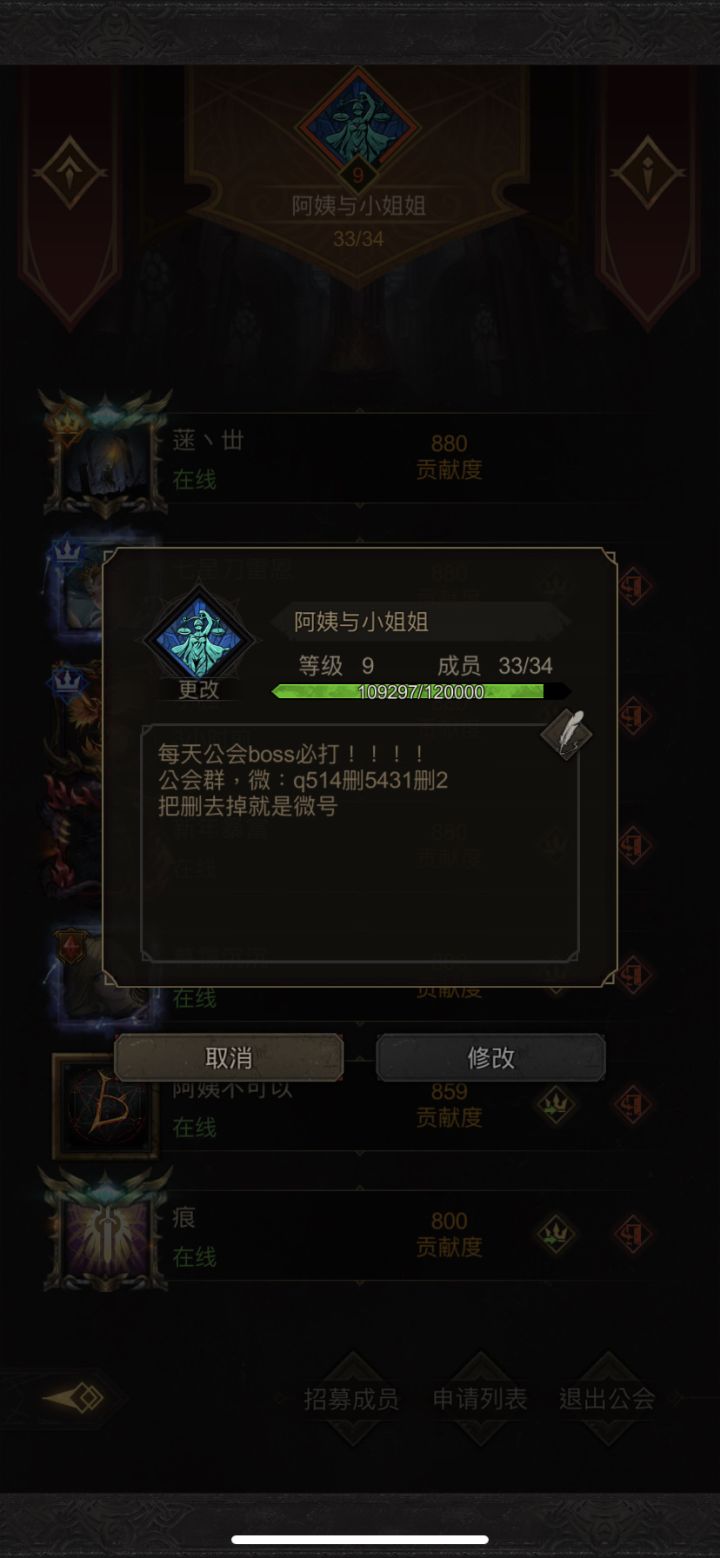 准十级公会招个打手截图