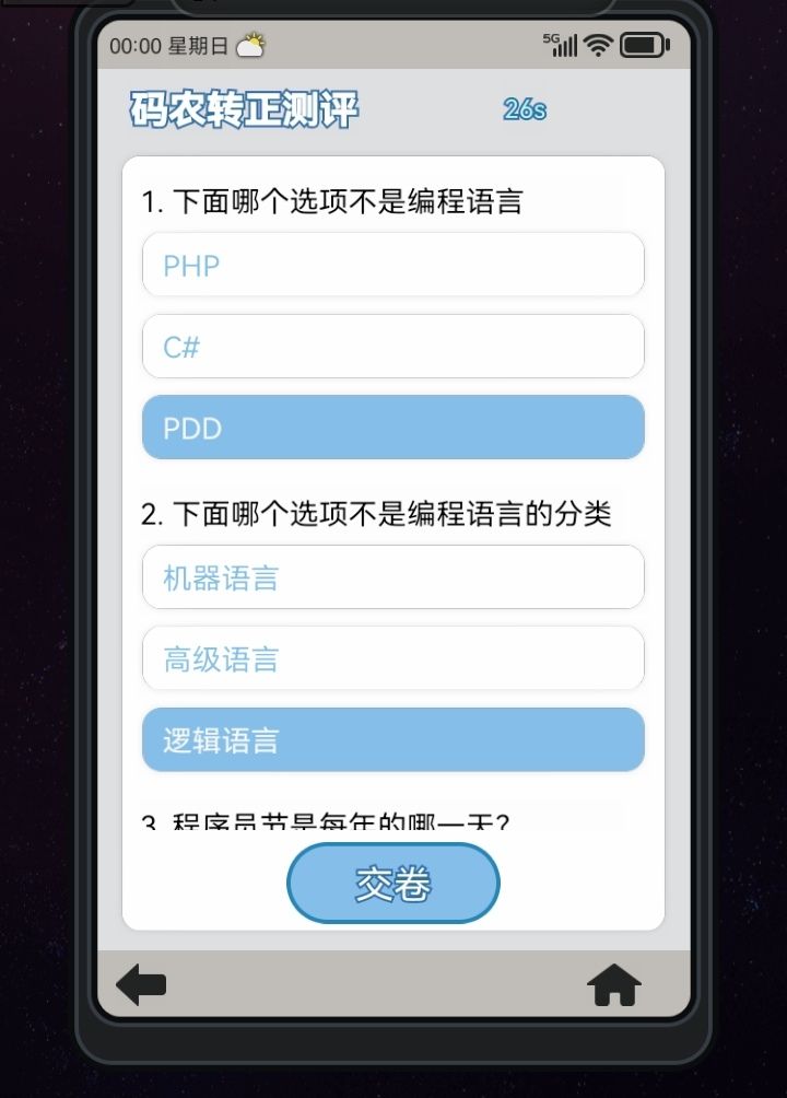 码农考试截图