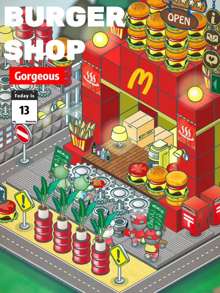 🍔汉堡店🍟设计截图