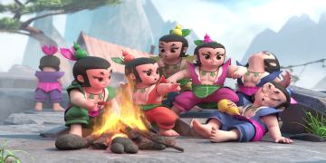 穿越联动葫芦娃。CG动画（七娃篇）