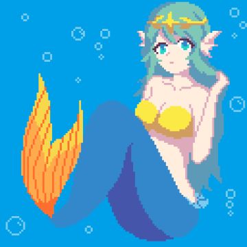 【元气骑士同人画】精灵 人鱼公主