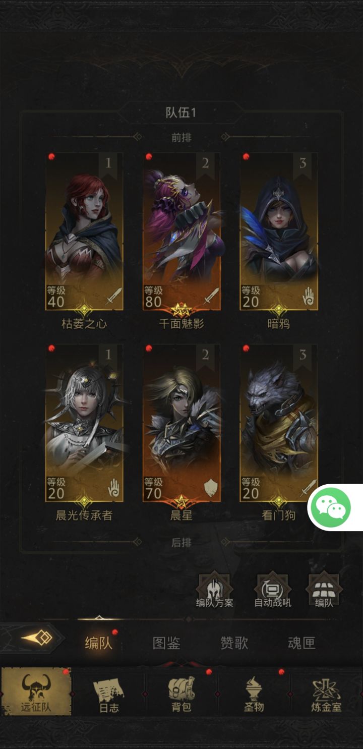 萌新请教,如何组队如何培养如何转型?截图