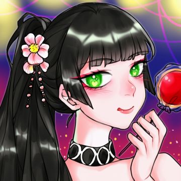 【as皓月2/2】上色版本（附过程图+线稿）