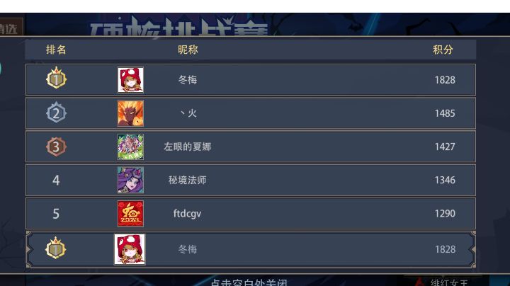 硬核挑战——绯红女王截图