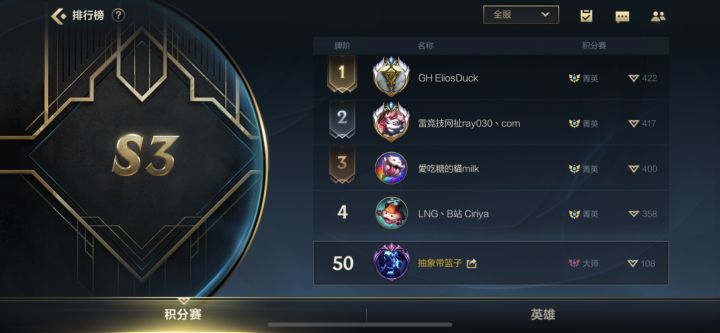 一起冲榜截图