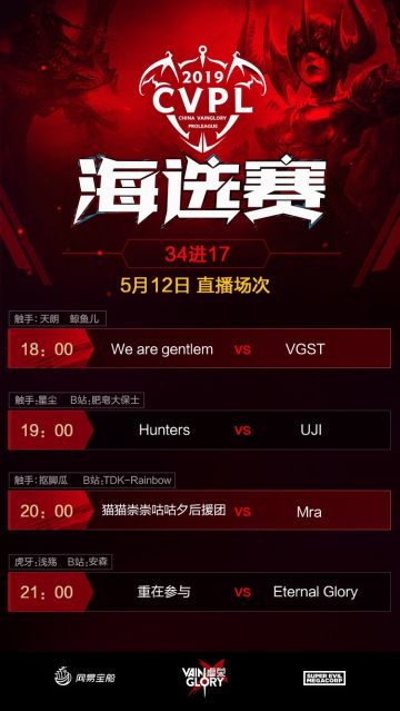 今天是海选赛第二个比赛日啦～