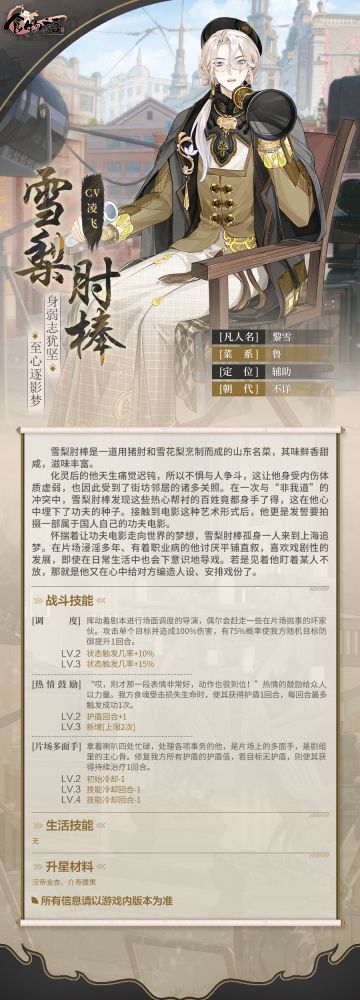 《食物语》全新食魂资料公开