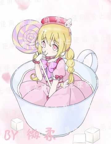 甜心少女 画了7个小时，点个赞再走吧QAQ