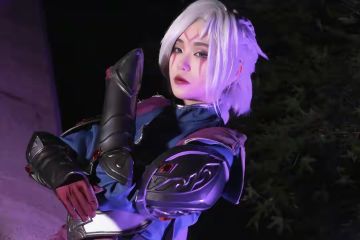 《英雄联盟》女帝·皎月cosplay