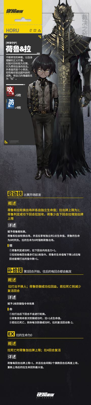 《逆境重组》选手介绍——荷鲁&拉