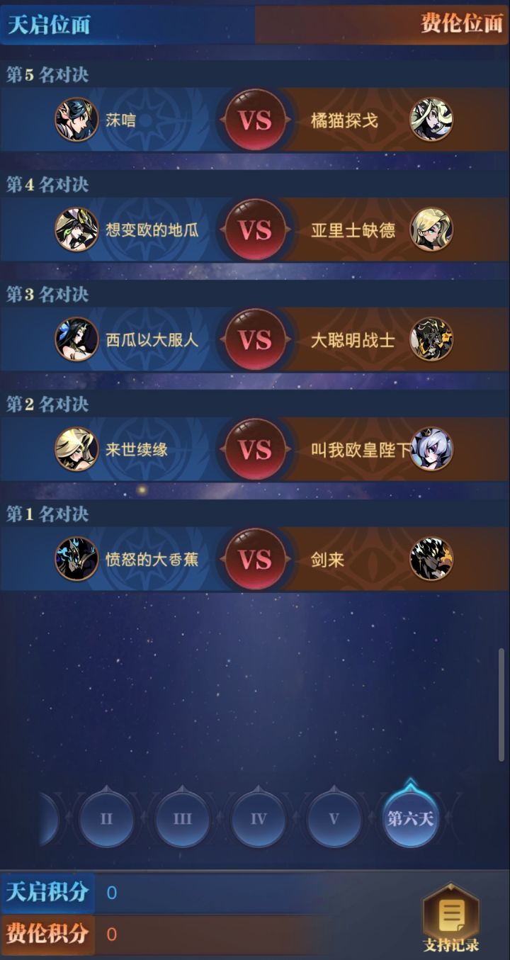 纪念一下第一次拿下天启第一截图