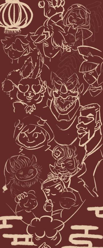 就，差不多了？（明年一定画完👌