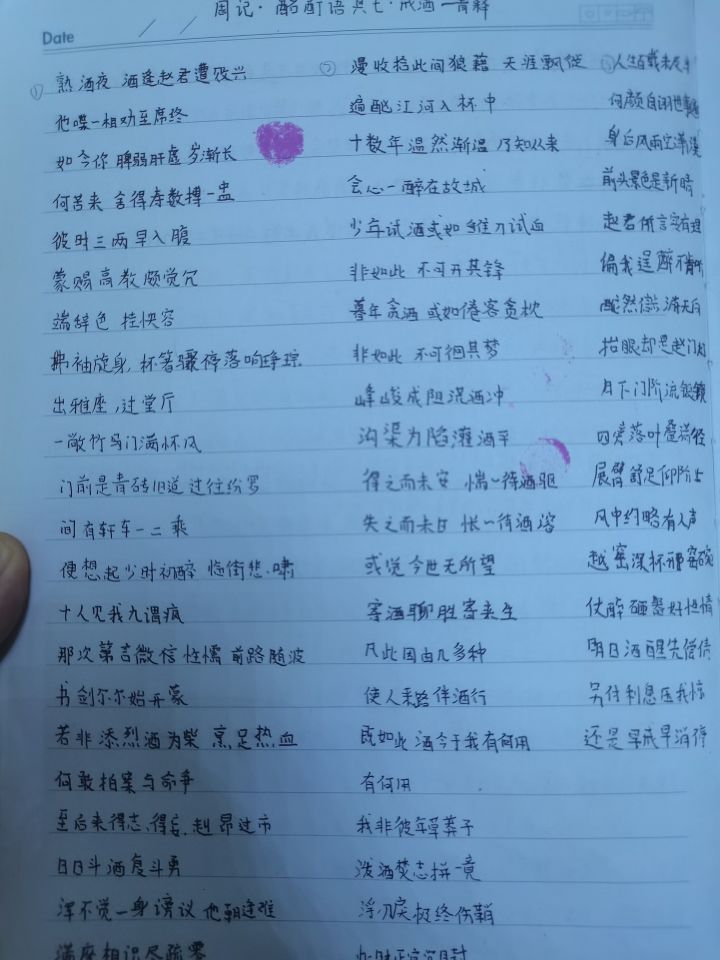 酩酊语其七，戒酒，青释截图