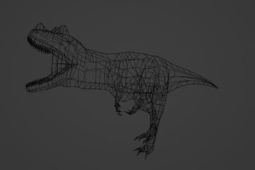 【侏罗纪岛】新恐龙：角鼻龙 白模测试
