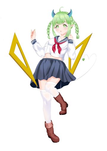 【同人画】萌新第一次画画，粗略的摸了个小莫QAQ