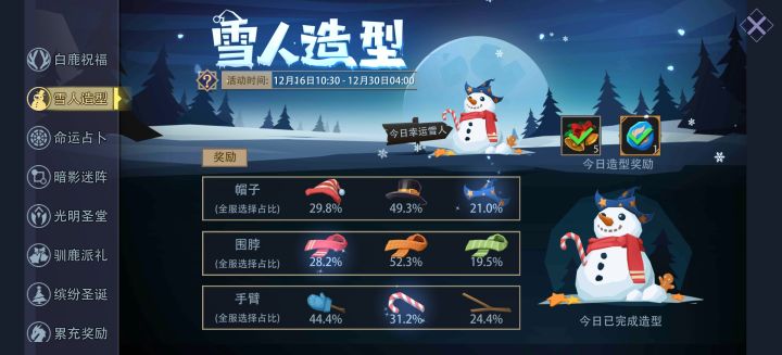 哈哈哈哈！！建议大家不要自己选雪人！😏截图