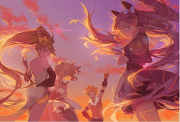 【同人图】超赞超美的逆光图！！第一名！！