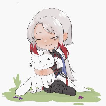 【古拉尔迪同人】画了抱着摩可在休息的古拉尔迪