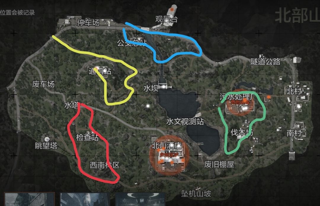 巡逻队路线截图