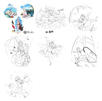 【搬运】加富尔伯爵换装草图