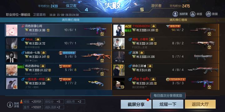 不是吧 卡枪王ss上不去了一直输输赢赢截图