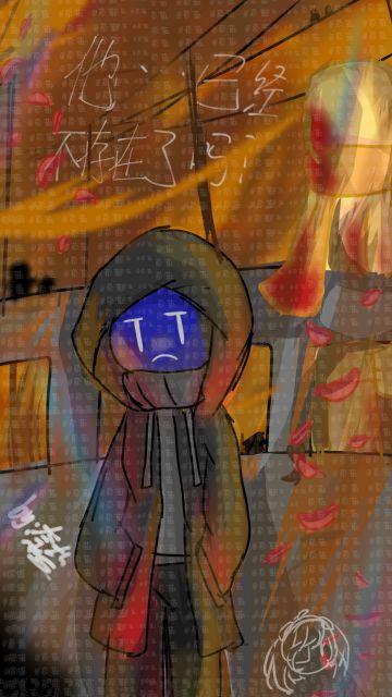 又画了同人，不过这张是壁纸