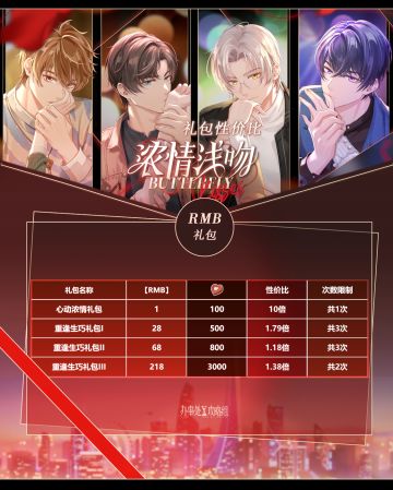 浓情浅吻复刻礼包性价比