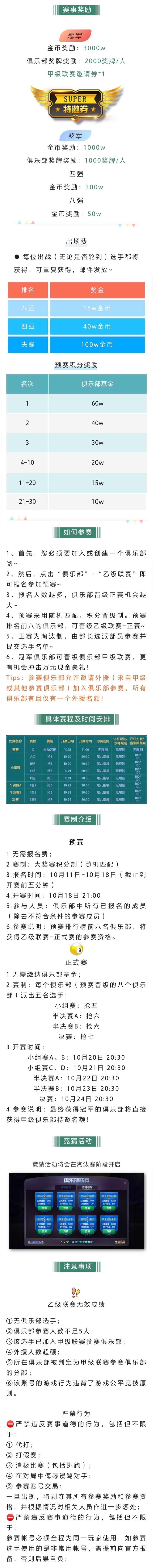 乙级俱乐部联赛细则截图