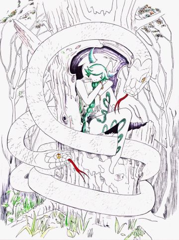 【同人画】蛇儿们并不恐怖